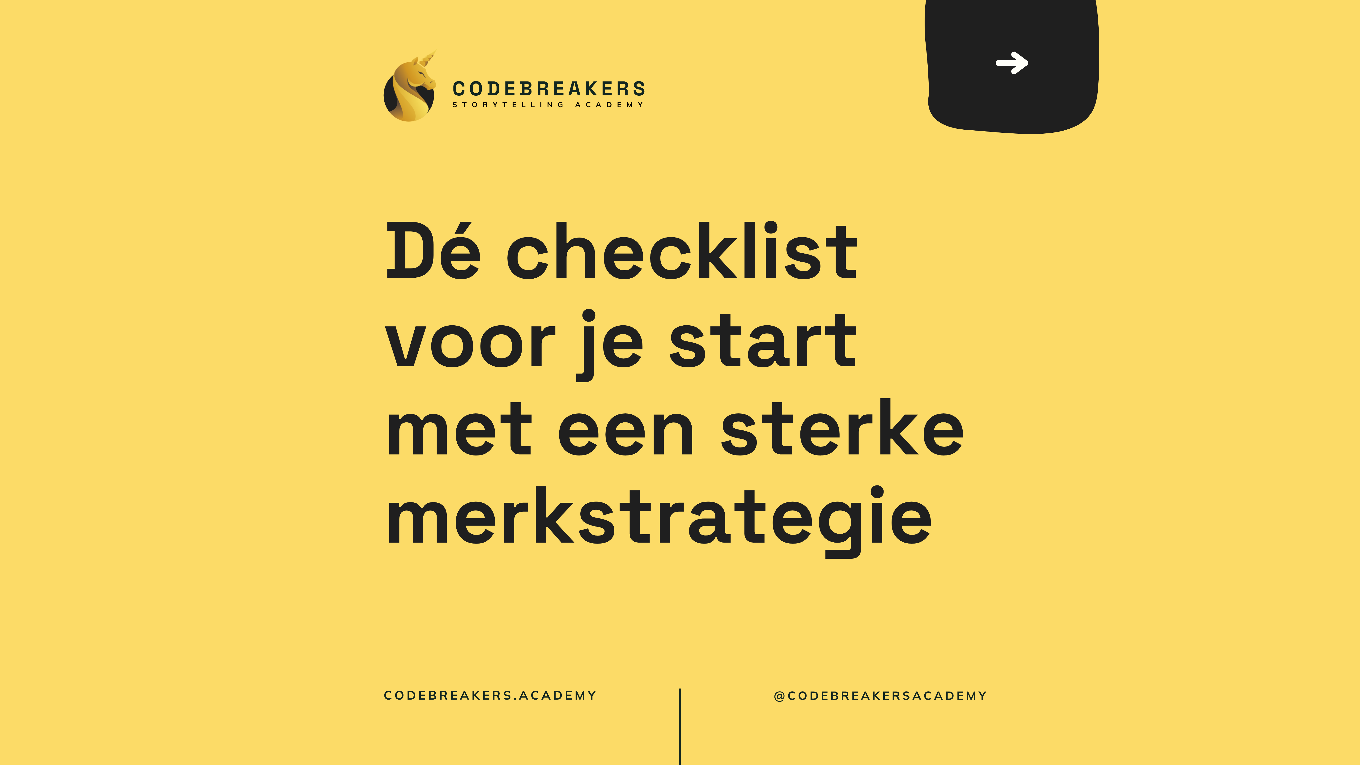 De merkstrategie checklist